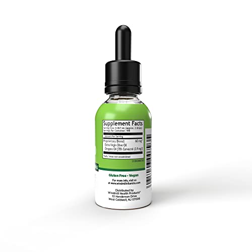 Windmill Natural Vitamins Oil of Oregano, Herbal Blend for Immune Support, Supports Digestive Health, 1 fl oz, 448 Servings Windmill buy supplements canada