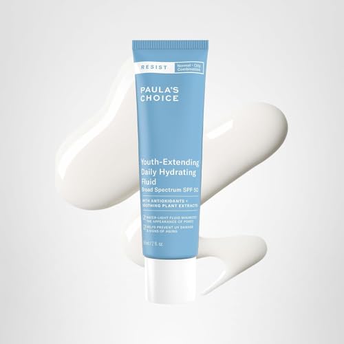 Paula's Choice RESIST Daily Hydrating Fluid Face Moisturizer with SPF 50 Sunscreen, Face Sunscreen for Oily Skin, Chamomile & Vitamin E Paula's Choice buy supplements canada