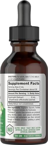 Eyebright Herb Supplement | 2 fl oz | Alcohol Free Drops | Super Concentrated Liquid Horbäach buy supplements canada