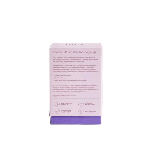 DivaCup - BPA-Free Reusable Menstrual Cup - Leak-Free Feminine Hygiene - Tampon and Pad DivaCup buy supplements canada