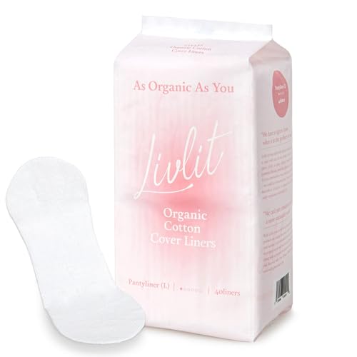 Livlit Ultra Thin Panty Liners Sanitary Pads, 100% Certified Organic Cotton from Texas, Light Absorbency LIVLIT buy supplements canada