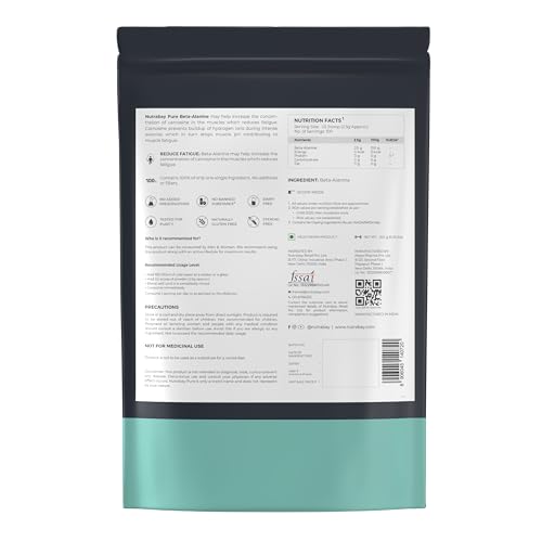 Nutrabay Pure 100% Beta Alanine Powder, Pre Workout supplement for Men & Women Nutrabay buy supplements canada