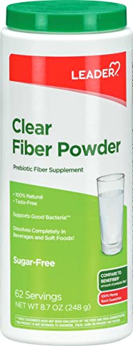 Leader Prebiotic Fiber Supplement Powder for Digestive Health, 100% Natural Daily Fiber Leader buy supplements canada