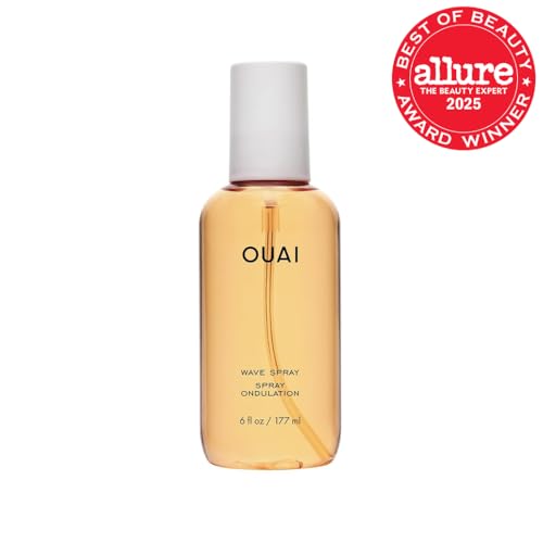 OUAI Wave Spray - Texture Spray for Hair with Coconut Oil & Rice Protein - Adds Texture, Volume & Shine for Beach Waves - Paraben Free, Safe for Color & Keratin-Treated Hair (6 fl oz) OUAI buy supplements canada