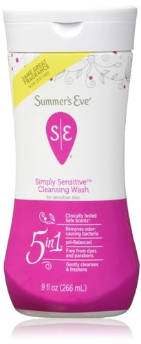 Summer's Eve Cleansing Wash | Simply Sensitive | 9 Ounce | pH-Balanced | Dermatologist & Gynecologist Summer's Eve buy supplements canada