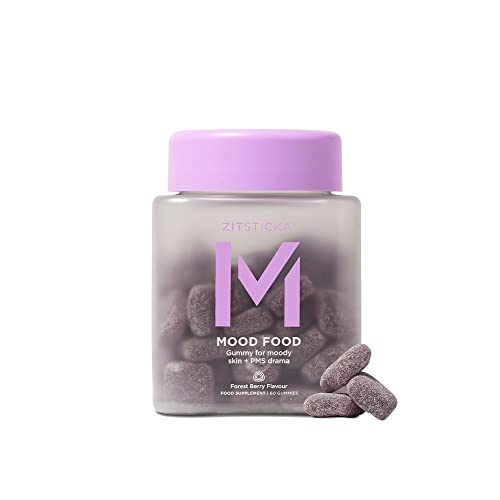 ZitSticka Mood Food: Gummy for Moody Skin + PMS Drama, Forest Berry Flavour ZitSticka buy supplements canada