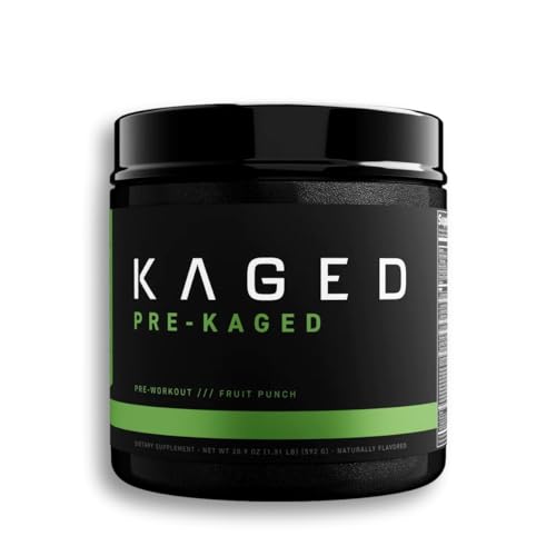 Kaged Original Pre-Workout Powder | Fruit Punch | Pre Formulated with Creatine, Beta Alanine Kaged buy supplements canada