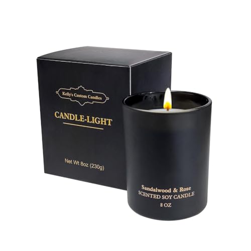 Sandalwood Rose Scented Candles, Christmas Birthday Candle Gifts for Women, Best Friends Kelly's Custom Candles buy supplements canada