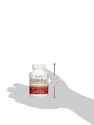 FruitFast CherryFlex 100% Red Tart Organic Cherry Concentrate Supplement - Chewable Softgel - 60 Count - Non-GMO and Gluten Free - Promotes Healthy Joint Function* FruitFast buy supplements canada