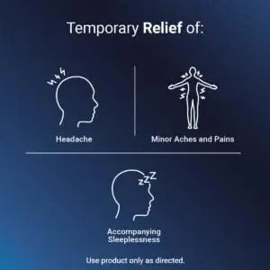 NOTTS PM Extra Strength Pain Relief & Sleep Aid, 500mg Acetaminophen & 25mg Diphenhydramine HCl, 50 Caplets for Nighttime Aches, Headaches & Body Pain, Non-Habit Forming (Pack of 2) NOTTS buy supplements canada