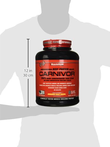 MuscleMeds Carnivor Beef Protein Isolate, 0 Lactose, 0 Sugar, 0 Fat, 0 Cholesterol MuscleMeds buy supplements canada