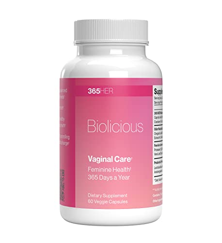 365 HER Biolicious Natural Vaginal Care Supplement (60 Capsules) | Neutralizes Odor and Reduces Discharge 365 HER buy supplements canada