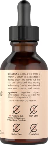 Vitamin C Serum for Face | 2 oz | Brightening Serum for Dark Spots | Paraben & SLS Free Coera buy supplements canada