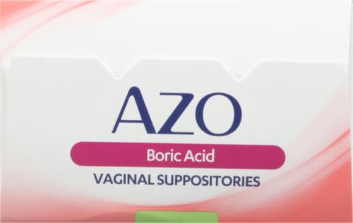 AZO Boric Acid Vaginal Suppositories, Helps Support Odor Control and Balance Vaginal PH AZO buy supplements canada