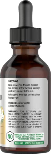 Abyssinian Oil 4 fl oz | Hair and Skin Oil | 2 Pack of 2oz | Paraben, SLS and Fragrance Free Horbäach buy supplements canada