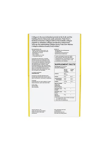 Vida Glow Marine Collagen Powder Sachets Pineapple Vida Glow buy supplements canada
