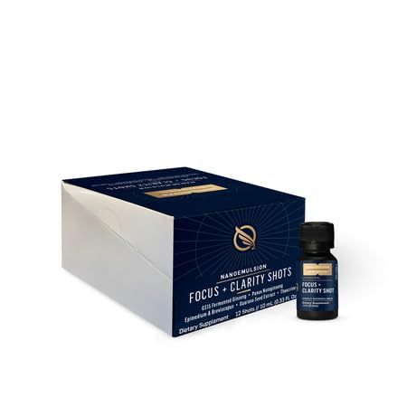 Quicksilver Scientific Focus + Clarity Shots (Box of 12, 10 mL Shots) Quicksilver Scientific buy supplements canada