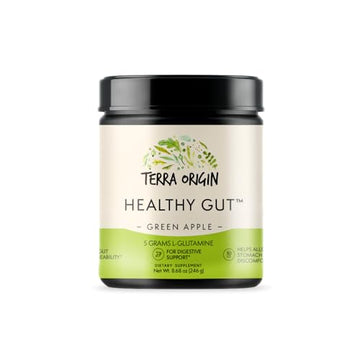 Healthy Gut Green Apple | 30-Servings with L-Glutamine, Zinc, Glucosamine, Slippery TERRA ORIGIN buy supplements canada