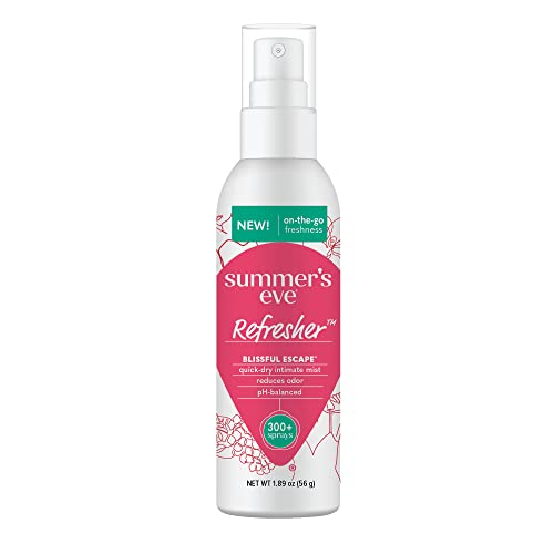 Summer's Eve Refresher Mist, Feminine Spray Reduces Odor, Blissful Escape, Body Spray for Women Summer's Eve buy supplements canada