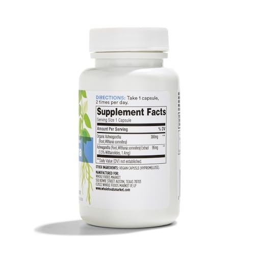 365 By Whole Foods Market, Ashwagandha, 60 Count - OzHealthStandard