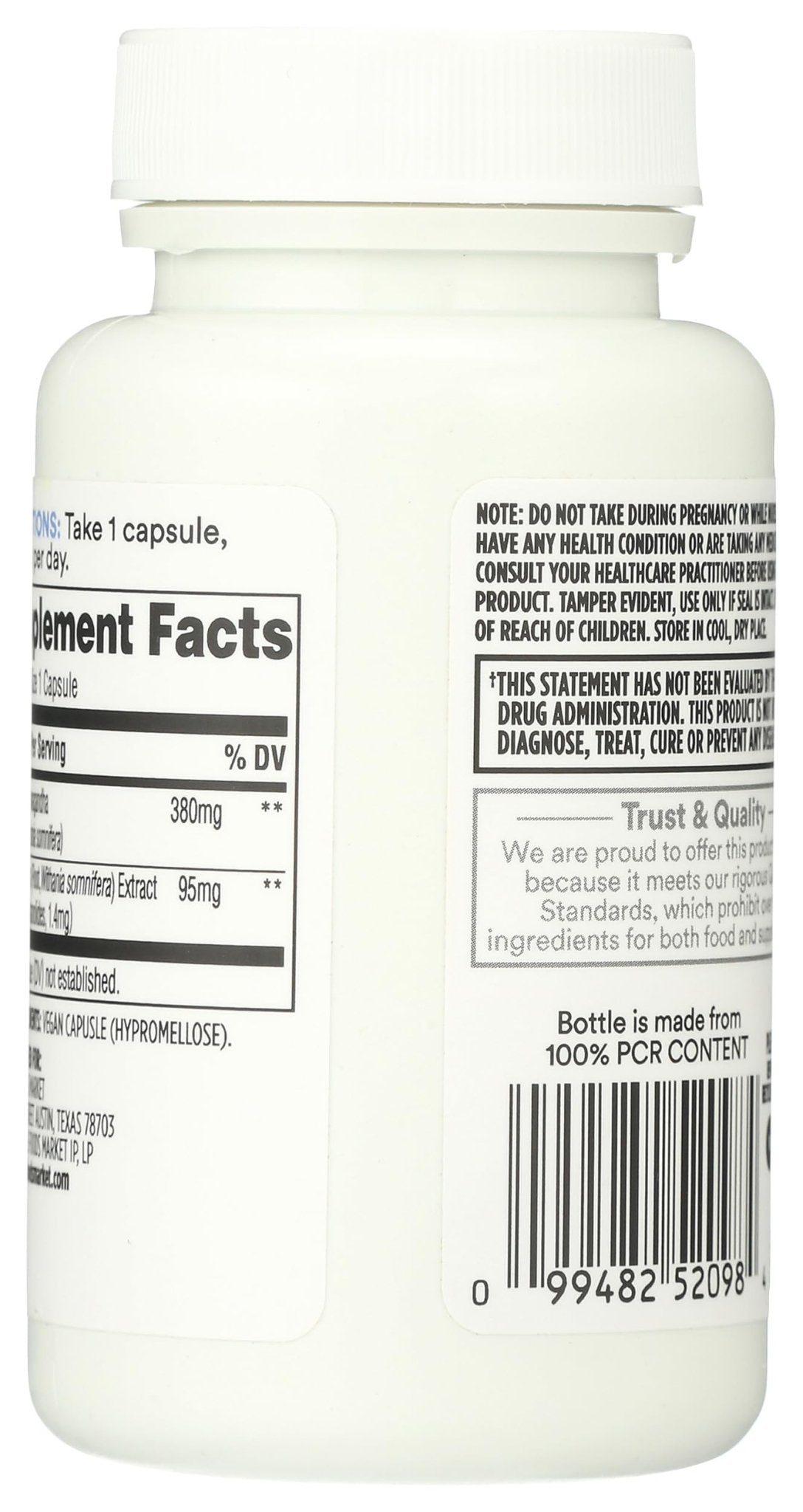 365 By Whole Foods Market, Ashwagandha, 60 Count - OzHealthStandard