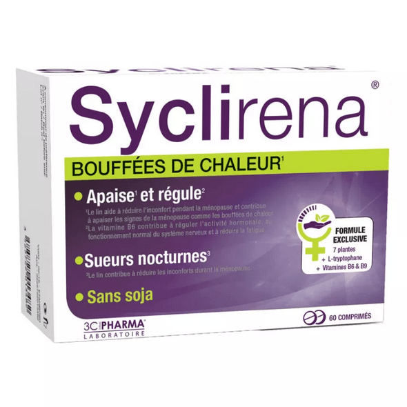 3C Pharma Sycliréna Hot Flashes 60 tablets - OzHealthStandard