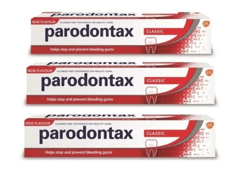 3X PARODONTAX CLASSIC Toothpaste for Bleeding Gums 75 Ml X 3 - OzHealthStandard