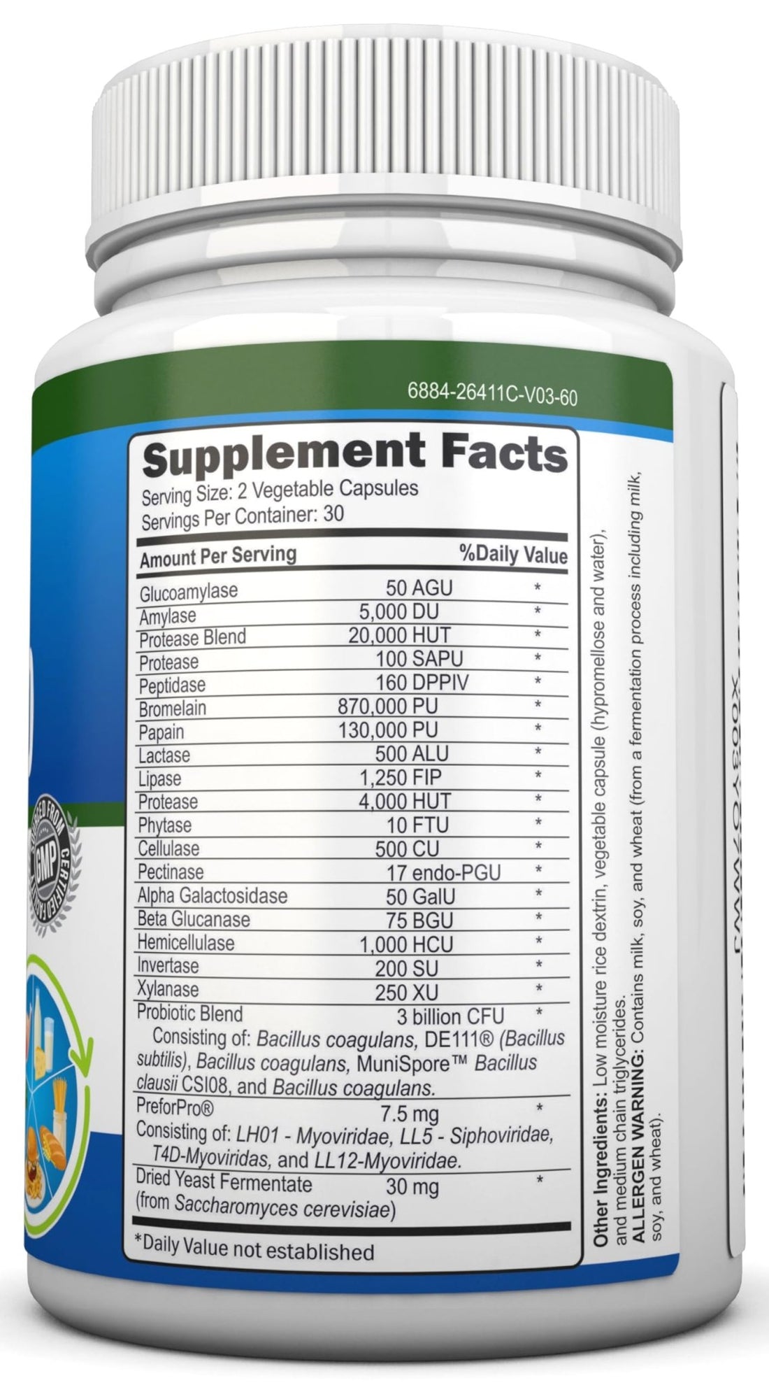 4-in-1 Probiotics, Prebiotics & Postbiotics with 18 Digestive Enzymes for Women & Men - Complete Gut & Digestive Support Supplement - OzHealthStandard