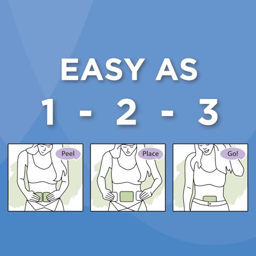 HealthWise Menstrual Pain Relief Period Patch | 10% Menthol | Strong, Soothing Relief HealthWise buy supplements canada