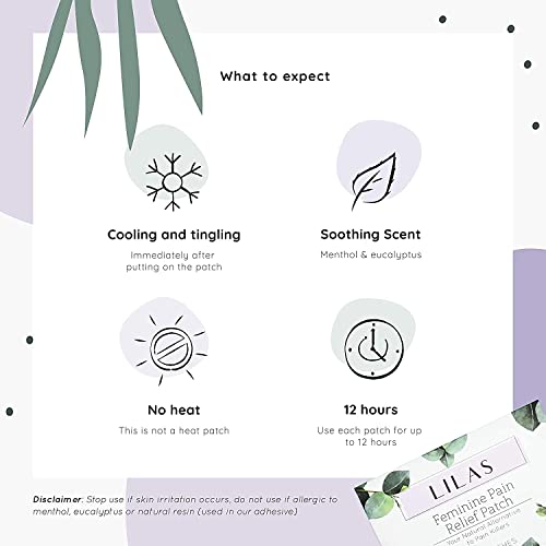 LILAS Period Cramps Pain Relief Patch - Pack of 10 LILAS buy supplements canada