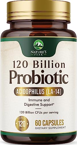 Nature's Peak Probiotics for Digestive Health - 120 Billion CFU with Diverse Strains Nature's Peak buy supplements canada