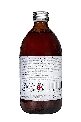 Diamond Elixir Marine Liquid Collagen Type 1 & 3 Hydrolysed Collagen Peptides 10000mg VitaZam buy supplements canada