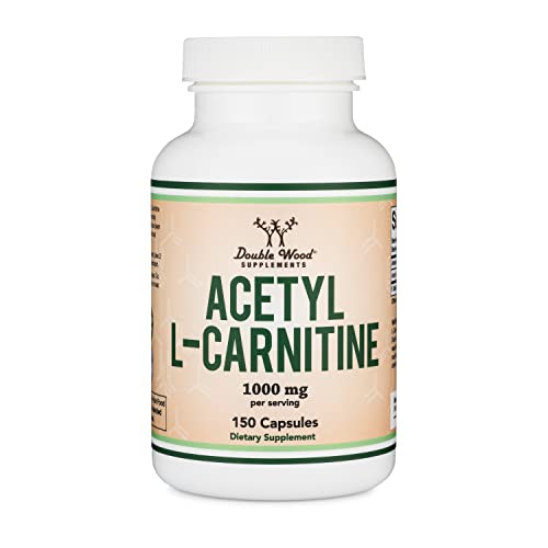Acetyl L-Carnitine 1,000mg Per Serving, 150 Capsules (ALCAR for Brain Function Support Double Wood Supplements buy supplements canada