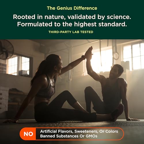 The Genius Brand Genius Hydrate - Electrolyte Supplement for Daily Hydration - Coconut Water - Sugar-Free - 8 Essential Minerals & Nutrients - Non-GMO - Blue Raspberry - 50 Servings The Genius Brand buy supplements canada