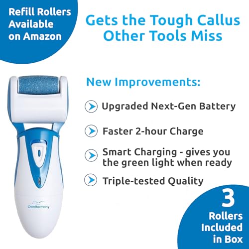 Electric Callus Remover: Own Harmony Professional Pedicure Tools Foot Own Harmony buy supplements canada