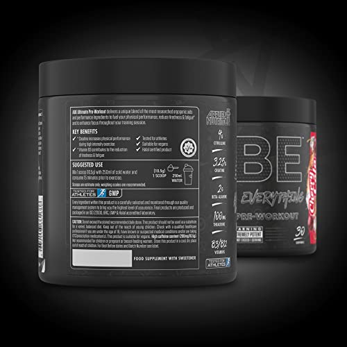 ABE All Black Everything Pre Workout Energy, Increase Physical Performance with Citrulline Applied Nutrition buy supplements canada