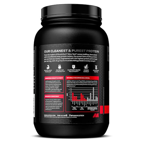 MuscleTech | IsoWhey | Whey Protein Isolate Powder| Muscle Builder for Men & Women MuscleTech buy supplements canada