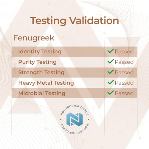 Nootropics Depot Fenugreek Extract Capsules | 500mg | 60 ct | 2.5% Trigonelline Nootropics Depot buy supplements canada