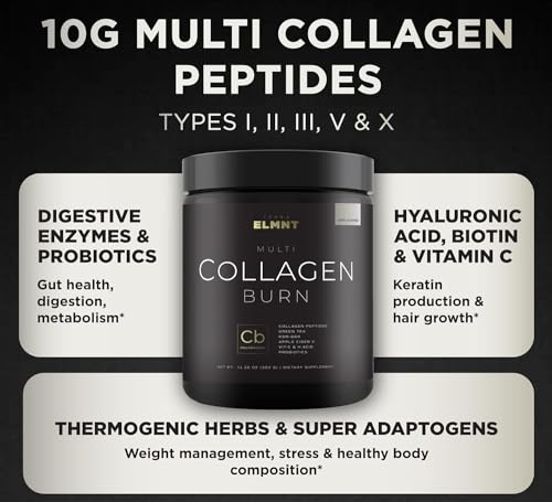 Super Collagen Burn - Premium Collagen Powder for Women Weight & Beauty w. Apple C Vinegar TERRA ELMNT buy supplements canada