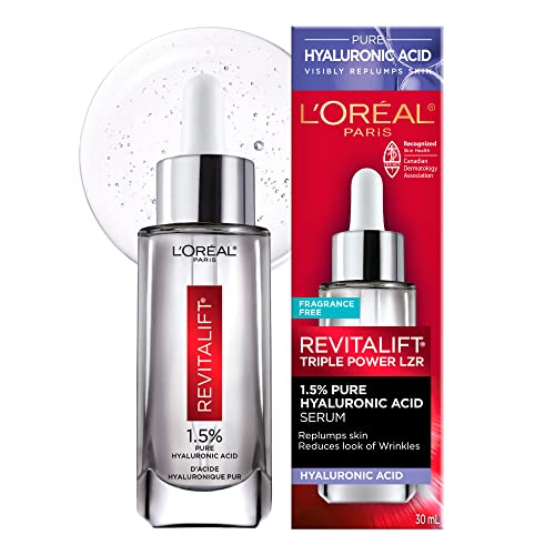 L'Oreal Paris Revitalift 1.5% Pure Hyaluronic Acid Face Serum, Hydrate & Reduce L’Oréal Paris buy supplements canada