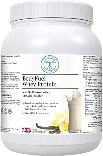 Complementary Supplements - BodyFuel Whey Protein Isolate & Concentrate Vanilla Flavour Complementary Supplements buy supplements canada