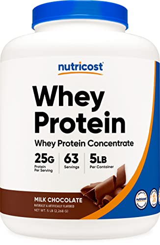 Nutricost Whey Protein Concentrate (Chocolate) 5LBS Nutricost buy supplements canada