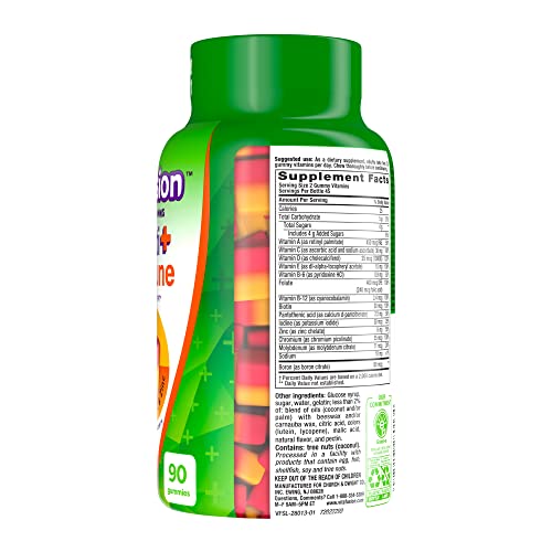 Vitafusion Multi+ Immune Support* – 2-in-1 Benefits & Flavors – Adult Gummy Vitamins with Vitamin C, Zinc Vitafusion buy supplements canada
