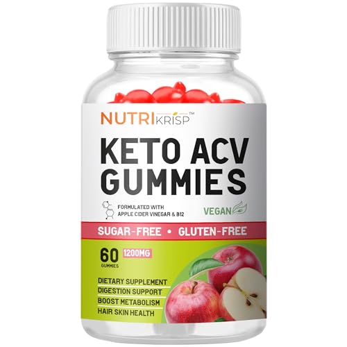 NutriKrisp Organic Keto ACV Gummy for Weight Loss - Sugar & Gluten Free Apple Cider NutriKrisp buy supplements canada