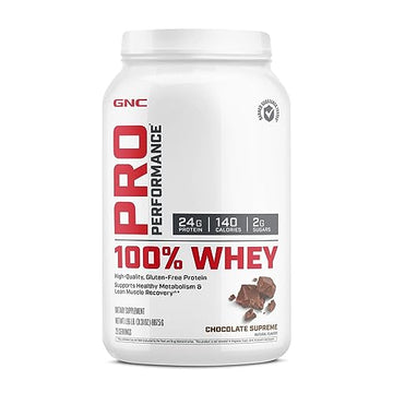 GNC Pro Performance 100% Whey Protein Powder - Chocolate Supreme, 25 Servings GNC buy supplements canada
