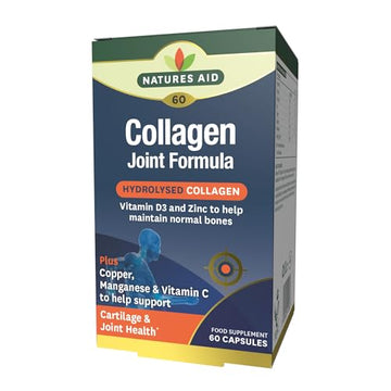 Natures Aid Collagen Joint Formula with Vitamin C, Copper and Manganese, Cartilage and Joint Health, 60 Capsules natures aid buy supplements canada
