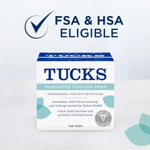 TUCKS Medicated Cooling Pads, 100 Count – Hemorrhoid Pads with Witch Hazel, Cleanses Sensitive Areas, Protects from Irritation, Hemorrhoid Treatment, Medicated Pads Used by Hospitals TUCKS buy supplements canada
