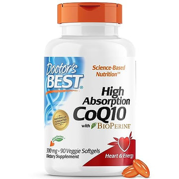 Doctor's Best High Absorption CoQ10 with BioPerine, Heart Health & Energy Production Doctor's BEST buy supplements canada