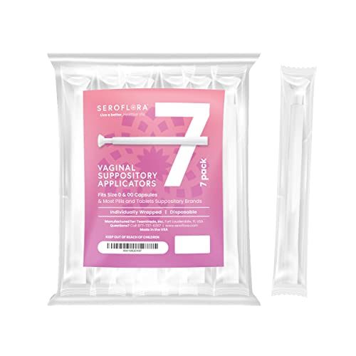 SEROVERA Seroflora Boric Acid Suppositories Applicators for Women, Individually Wrapped Pack of 7 SEROVERA buy supplements canada