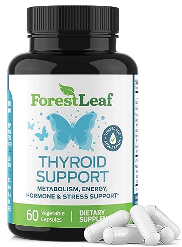 Thyroid Support for Women and Men with Iodine - Energy, 60 Vegetarian ForestLeaf buy supplements canada